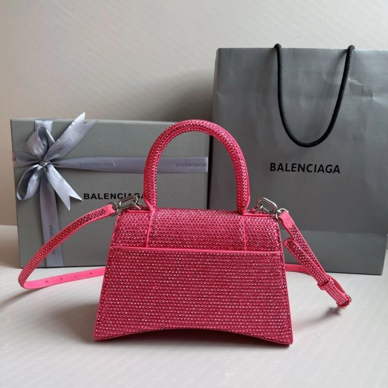 Balenciaga Pink Diamond Hourglass Bag - Luxe Handcrafted Design Sporty 70043