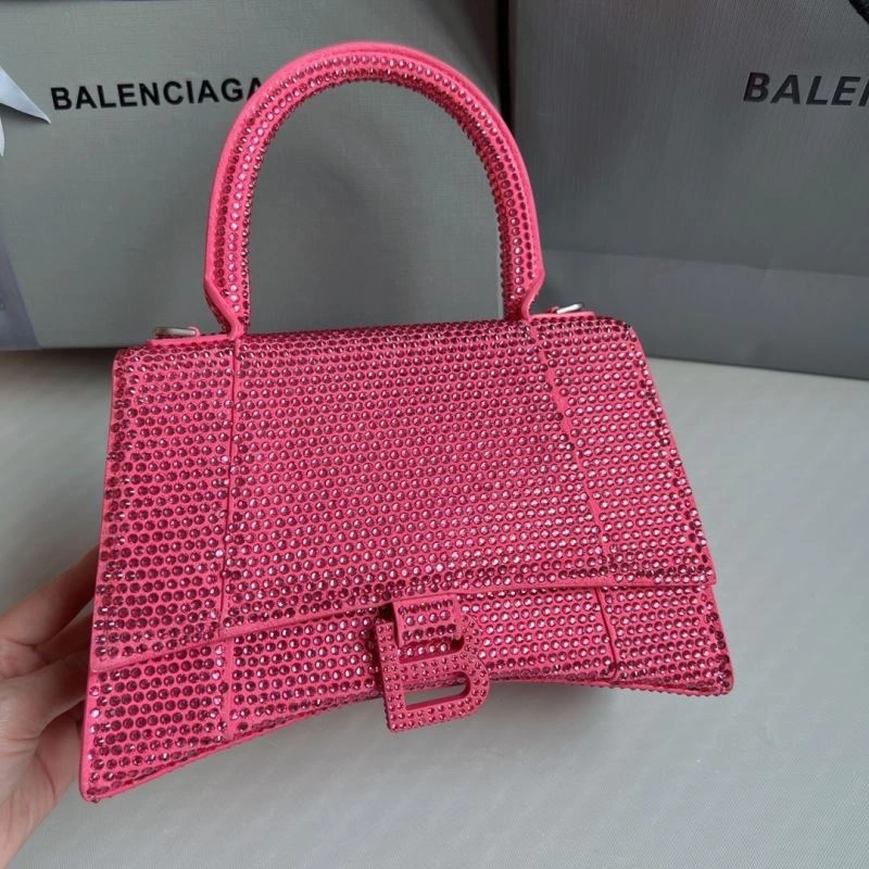 Balenciaga Pink Diamond Hourglass Bag - Luxe Handcrafted Design Sporty 70043
