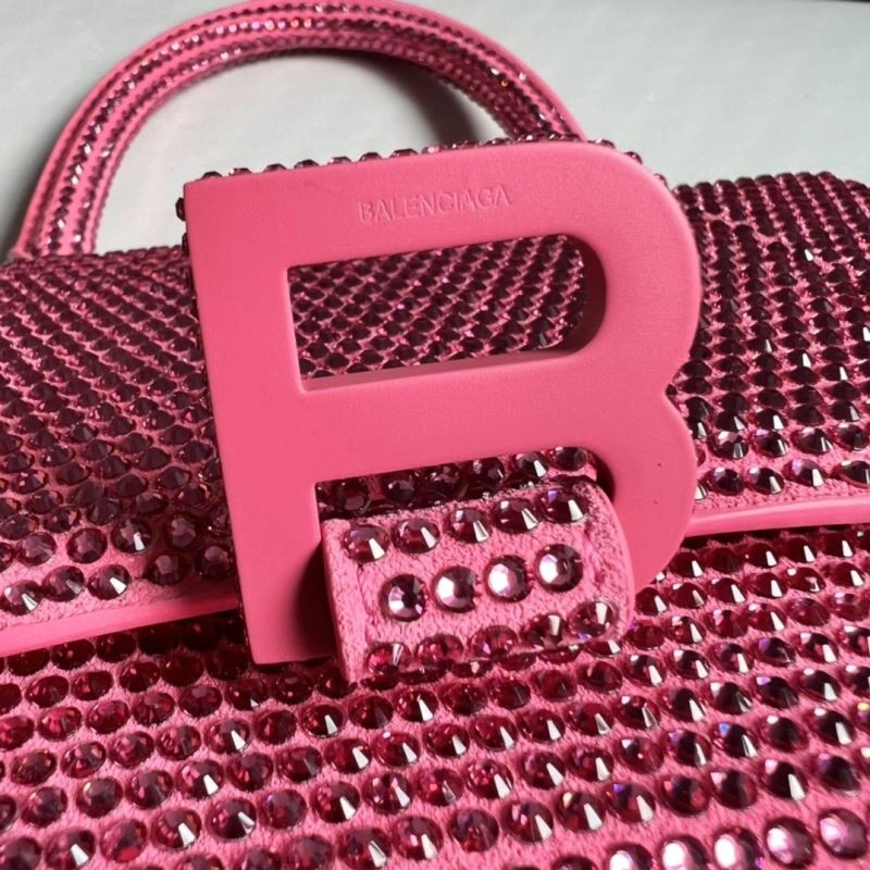 Balenciaga Pink Diamond Hourglass Bag - Luxe Handcrafted Design Sporty 70043