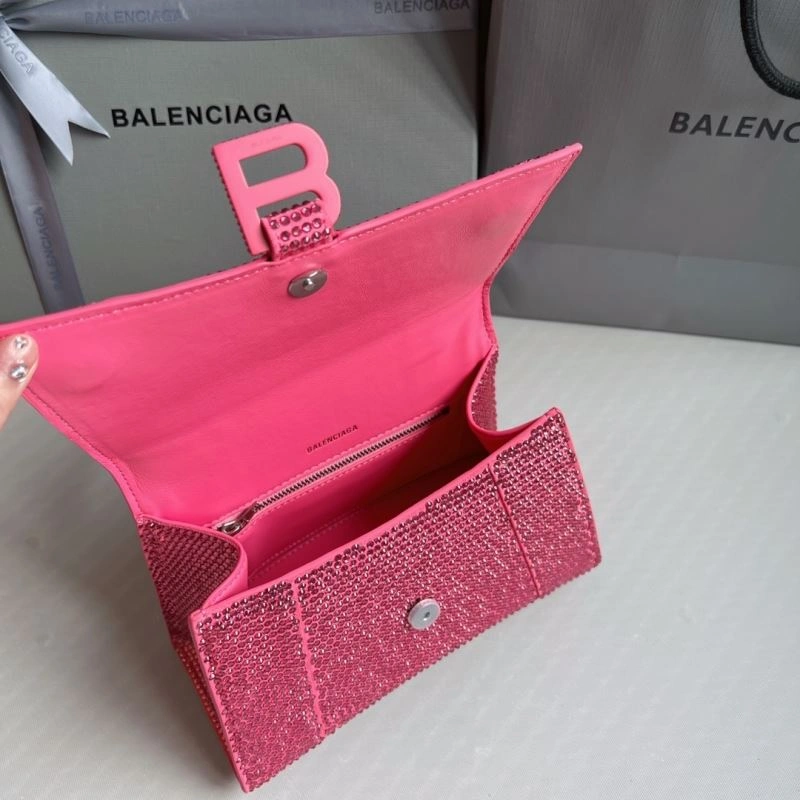 Balenciaga Pink Diamond Hourglass Bag - Luxe Handcrafted Design Sporty 70043