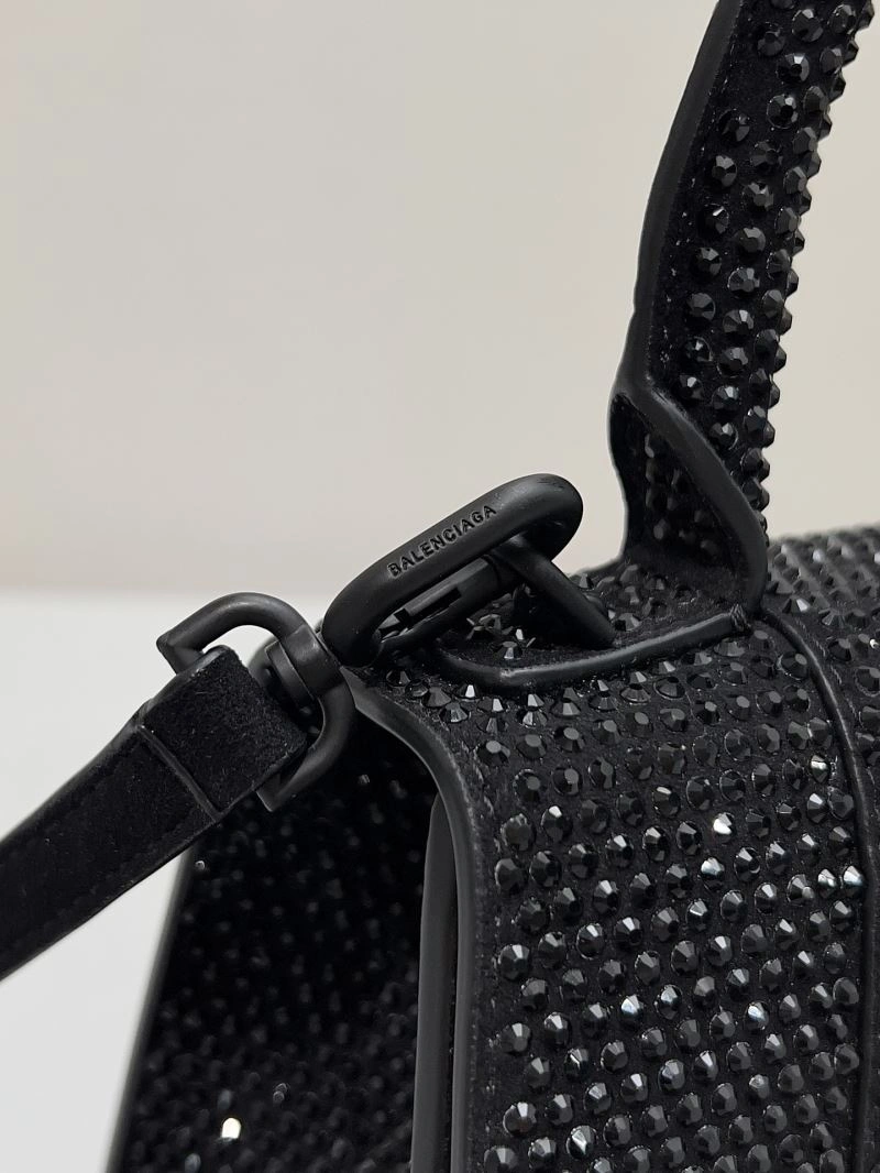 Breathable Balenciaga Radiant Diamond Hourglass Bag - Sparkling Elegance 66978