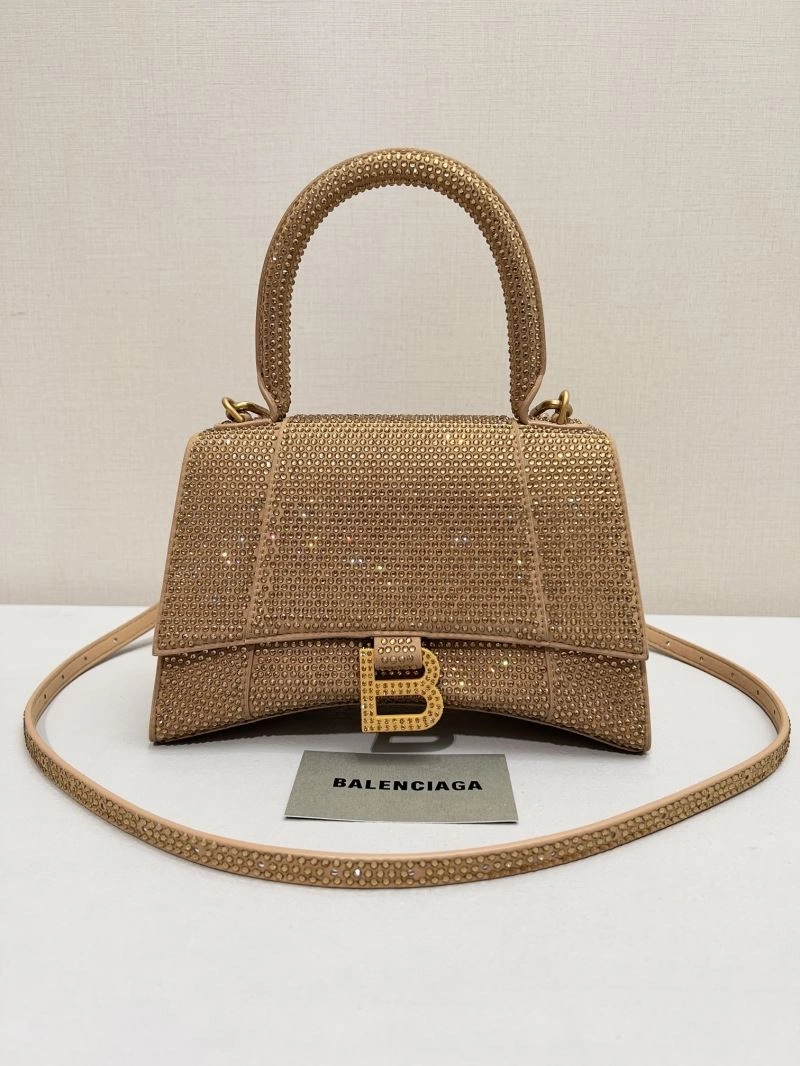Balenciaga Radiant Hourglass Diamond-Encrusted Handbag Casual 66945
