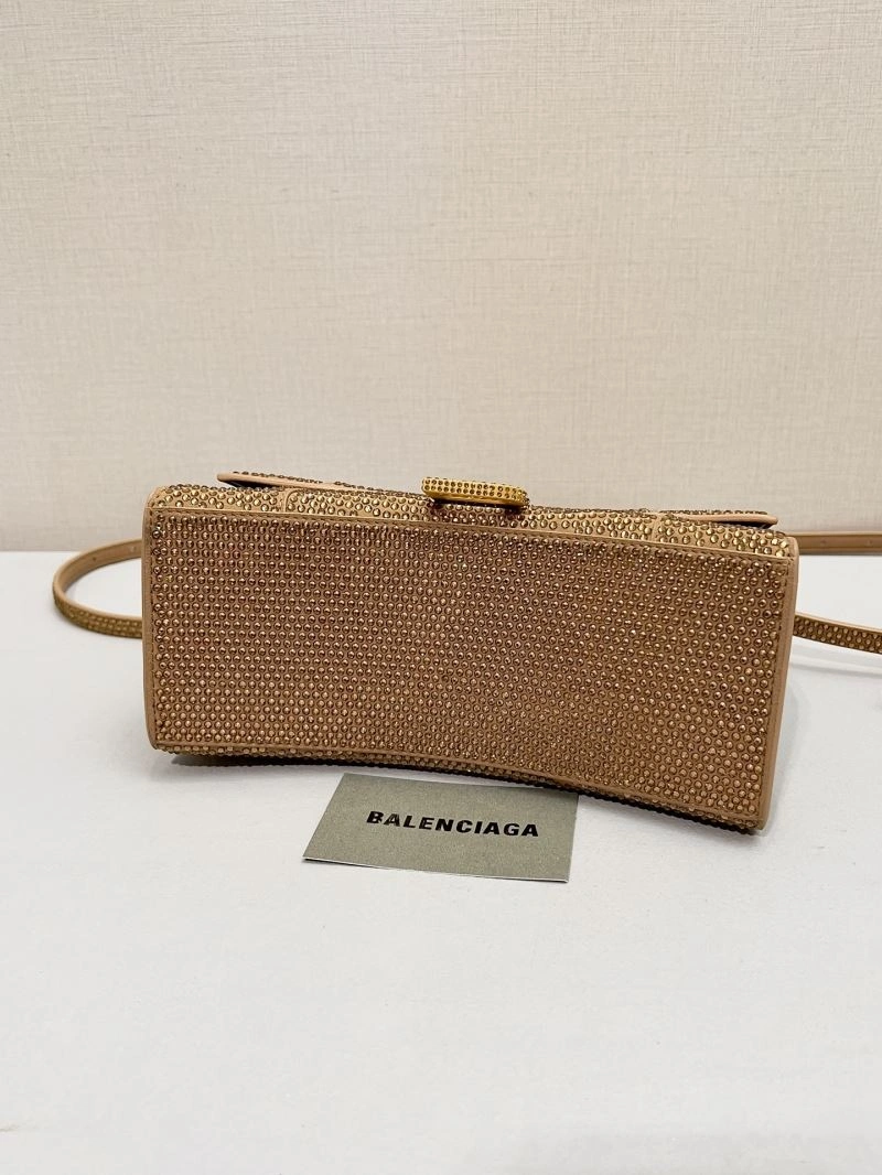Balenciaga Radiant Hourglass Diamond-Encrusted Handbag Casual 66945