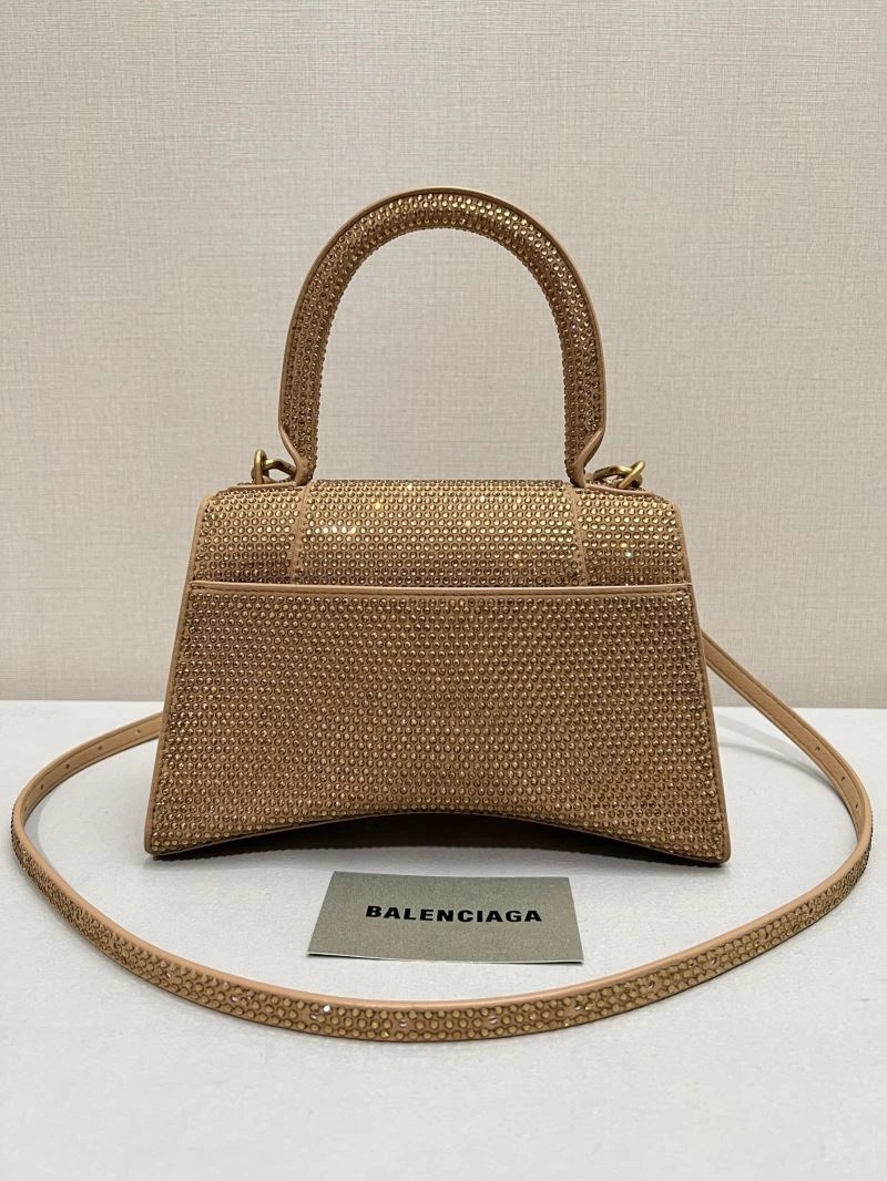 Balenciaga Radiant Hourglass Diamond-Encrusted Handbag Casual 66945