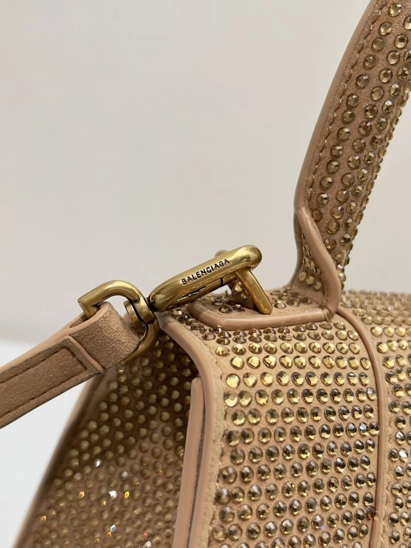 Balenciaga Radiant Hourglass Diamond-Encrusted Handbag Casual 66945