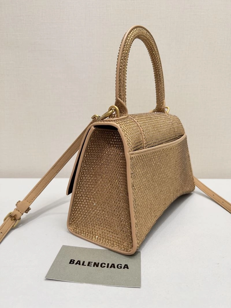 Balenciaga Radiant Hourglass Diamond-Encrusted Handbag Casual 66945