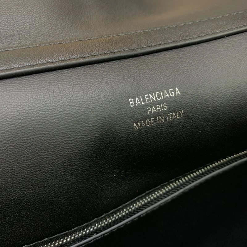 RelaxedFit Balenciaga Rebel  Black Handbag with Silver Buckle - Three Sizes 66960