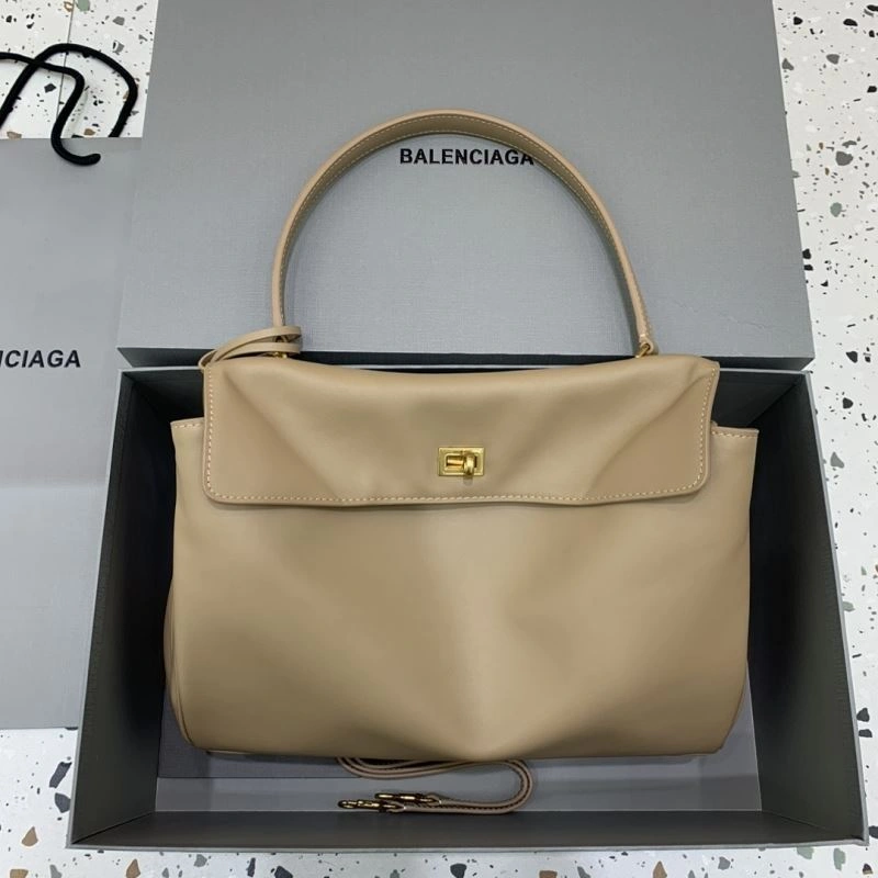 Balenciaga Rebel Chic Medium Apricot Handbag -  Leather Elegance WellDesigned 66989