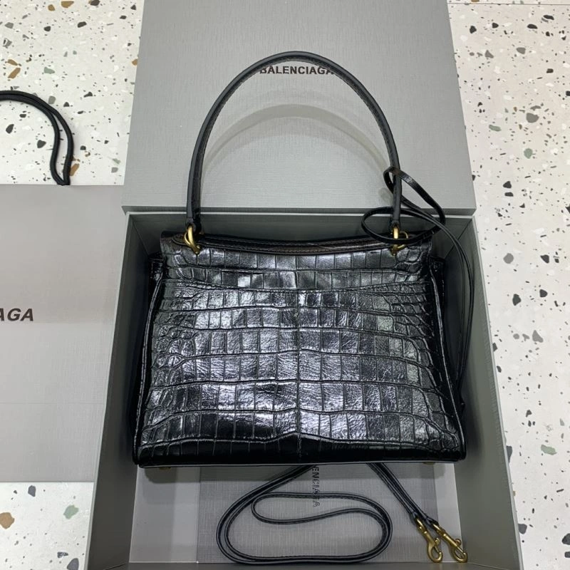 Balenciaga Rebel  Small Crocodile Black Series Handbag UrbanStyle 67006