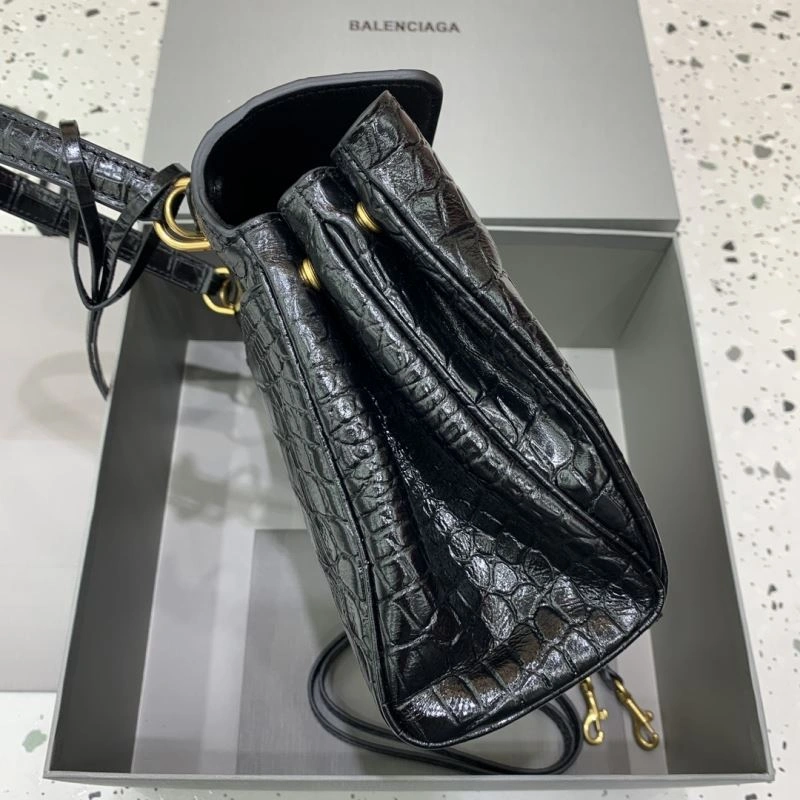 Balenciaga Rebel  Small Crocodile Black Series Handbag UrbanStyle 67006