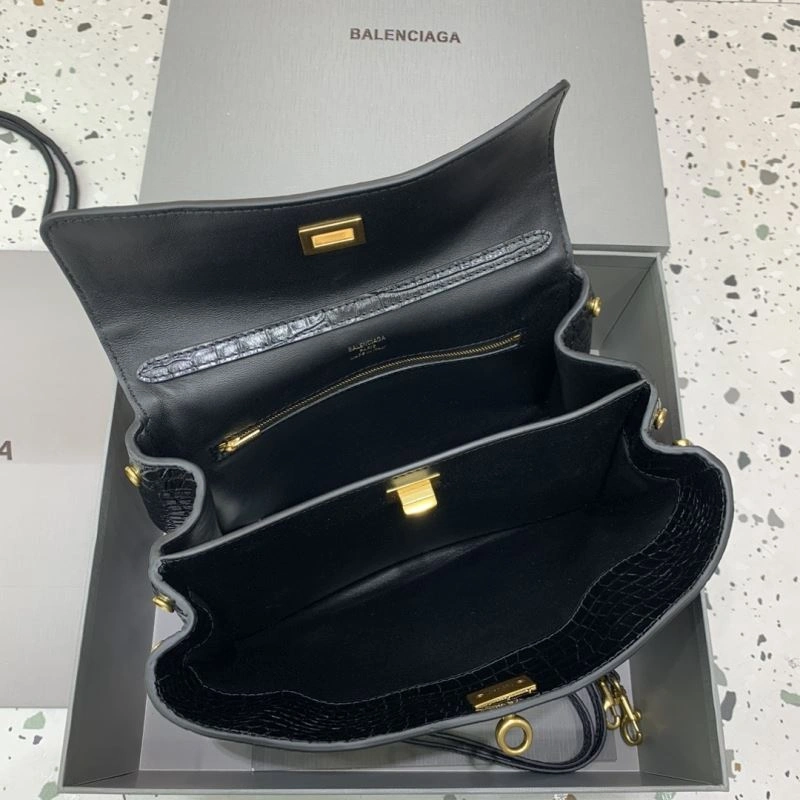 Balenciaga Rebel  Small Crocodile Black Series Handbag UrbanStyle 67006