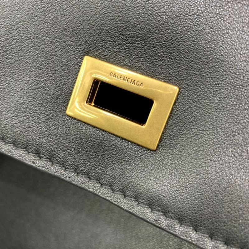 Balenciaga Rebel Luxe Black Gold Buckle Handbag -  Versatility UrbanChic 66971
