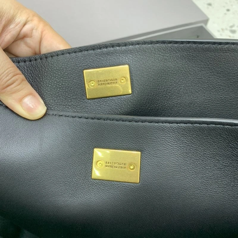 Balenciaga Rebel Luxe Black Gold Buckle Handbag -  Versatility UrbanChic 66971