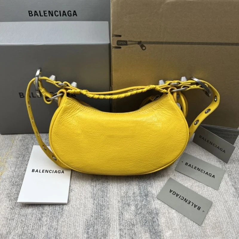 Balenciaga Retro   Le Cagole Half Moon Dumpling Bag Bright 38344