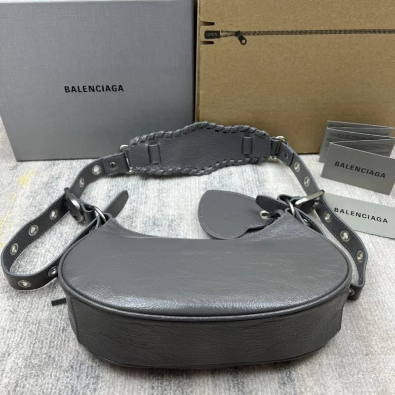 Sleek Balenciaga Retro   Le Cagole Half-Moon Dumpling Bag 38362