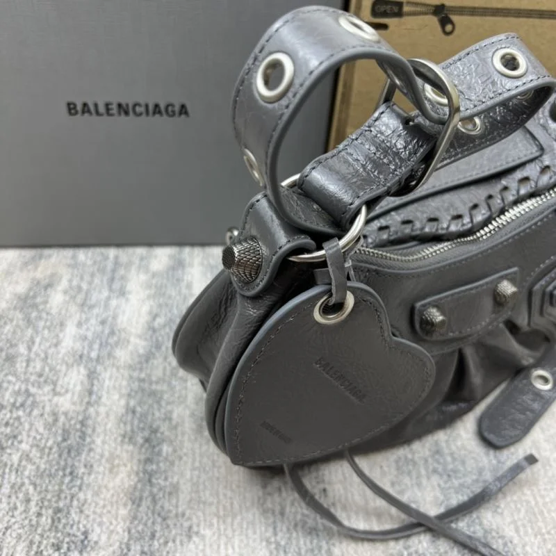 Sleek Balenciaga Retro   Le Cagole Half-Moon Dumpling Bag 38362