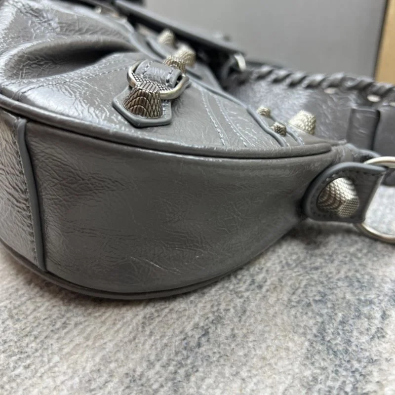 Sleek Balenciaga Retro   Le Cagole Half-Moon Dumpling Bag 38362