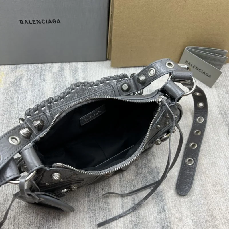 Sleek Balenciaga Retro   Le Cagole Half-Moon Dumpling Bag 38362