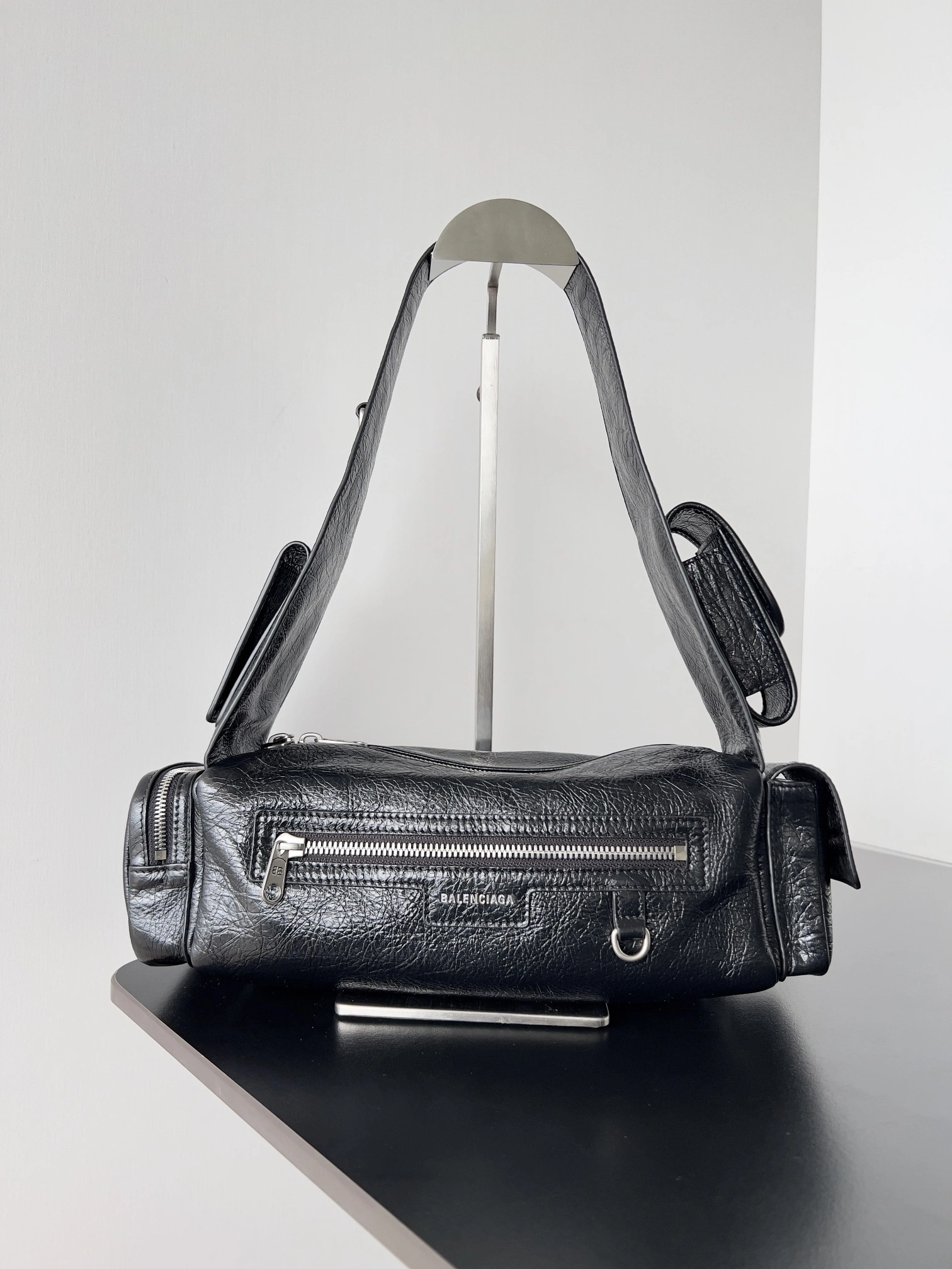Modern Balenciaga Retro Lambskin Multi- Shoulder Tote Bag 64659
