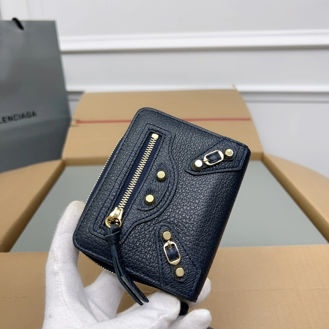 Balenciaga Retro Royal Blue Goat Leather Mini Bag GoAnywhere 60891