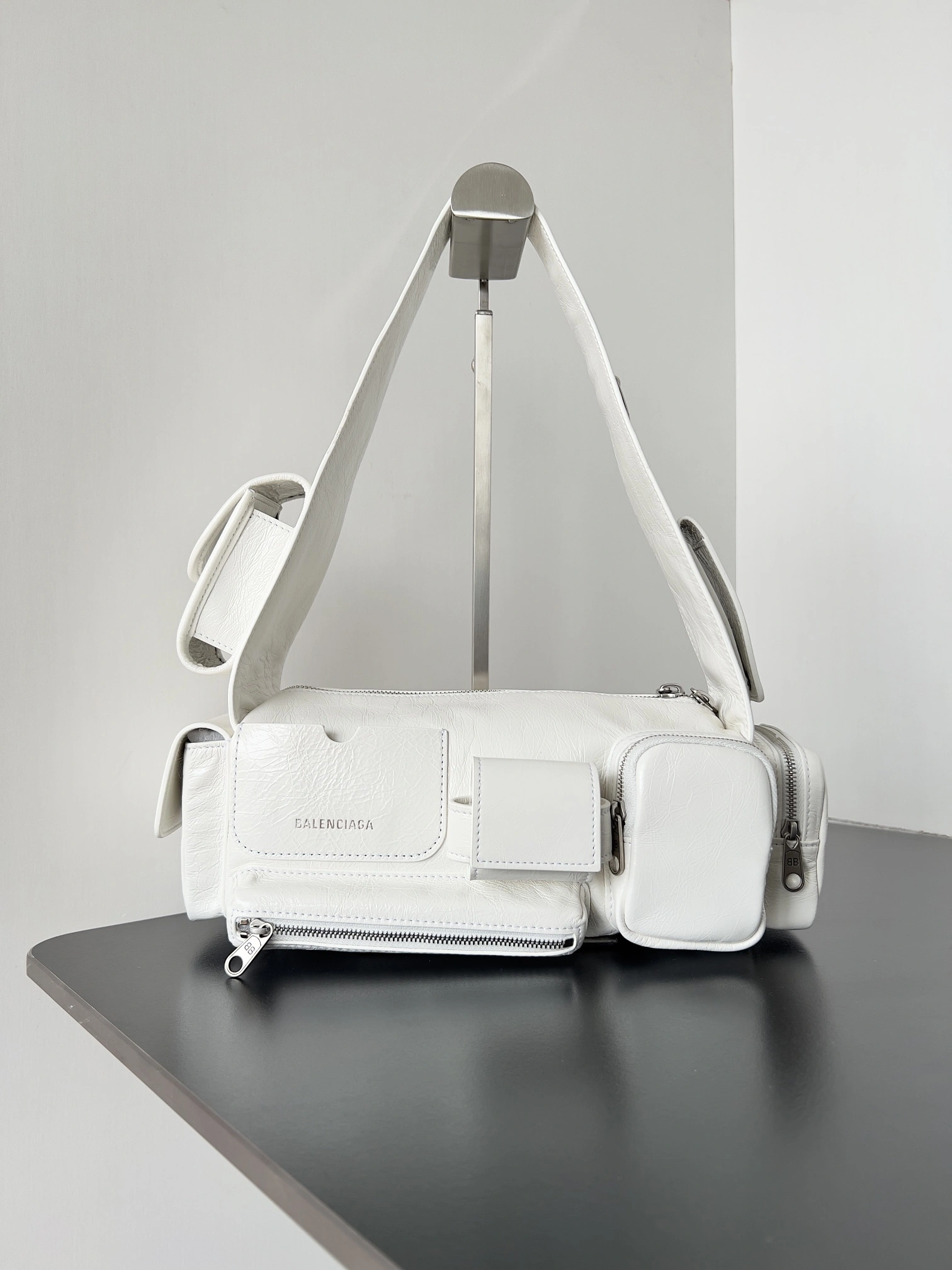 Balenciaga Retro Sheepskin Multi- Punk Tote Bag Unisex 64669