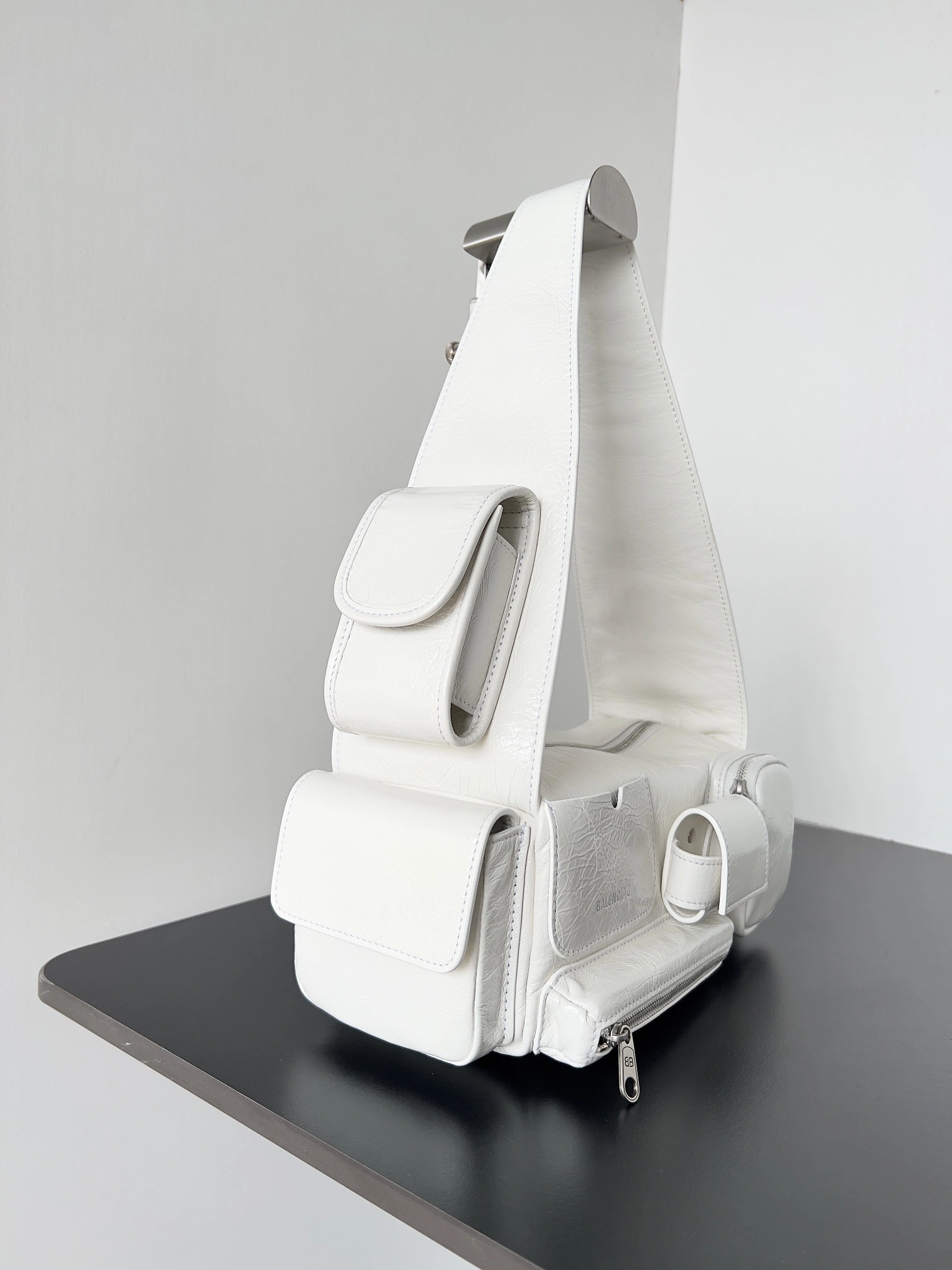 Balenciaga Retro Sheepskin Multi- Punk Tote Bag Unisex 64669