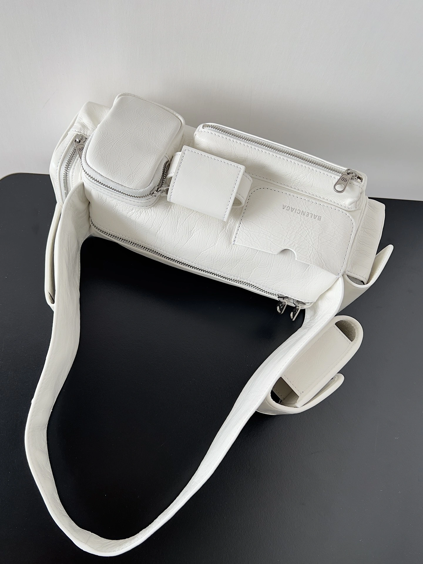 Balenciaga Retro Sheepskin Multi- Punk Tote Bag Unisex 64669