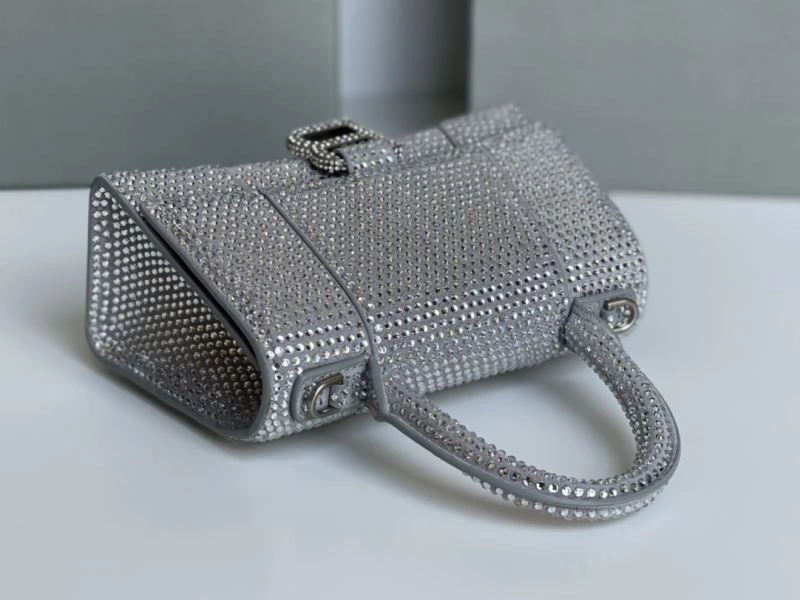 Balenciaga Rhinestone Hourglass Moon Bag - XS Elegance Fashionable 72648