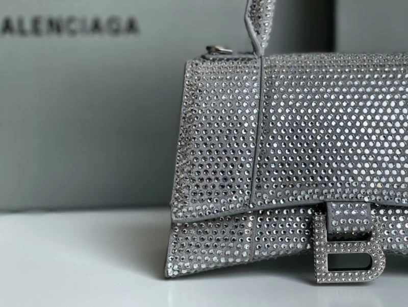 Balenciaga Rhinestone Hourglass Moon Bag - XS Elegance Fashionable 72648