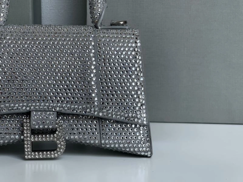 Balenciaga Rhinestone Hourglass Moon Bag - XS Elegance Fashionable 72648