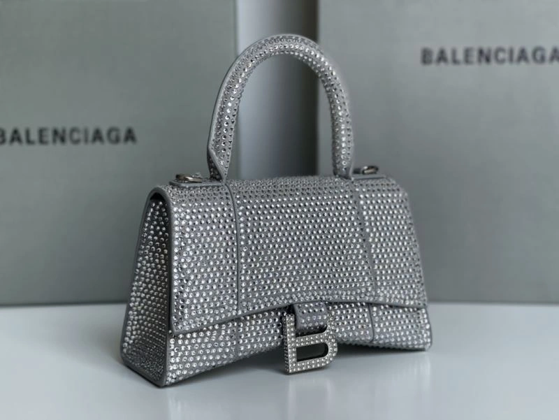 Balenciaga Rhinestone Hourglass Moon Bag - XS Elegance Fashionable 72648