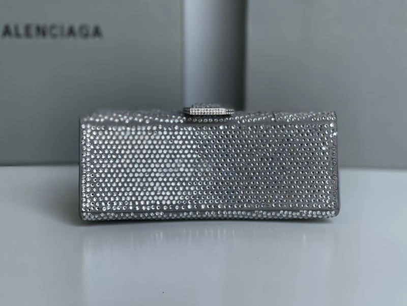 Balenciaga Rhinestone Hourglass Moon Bag - XS Elegance Fashionable 72648