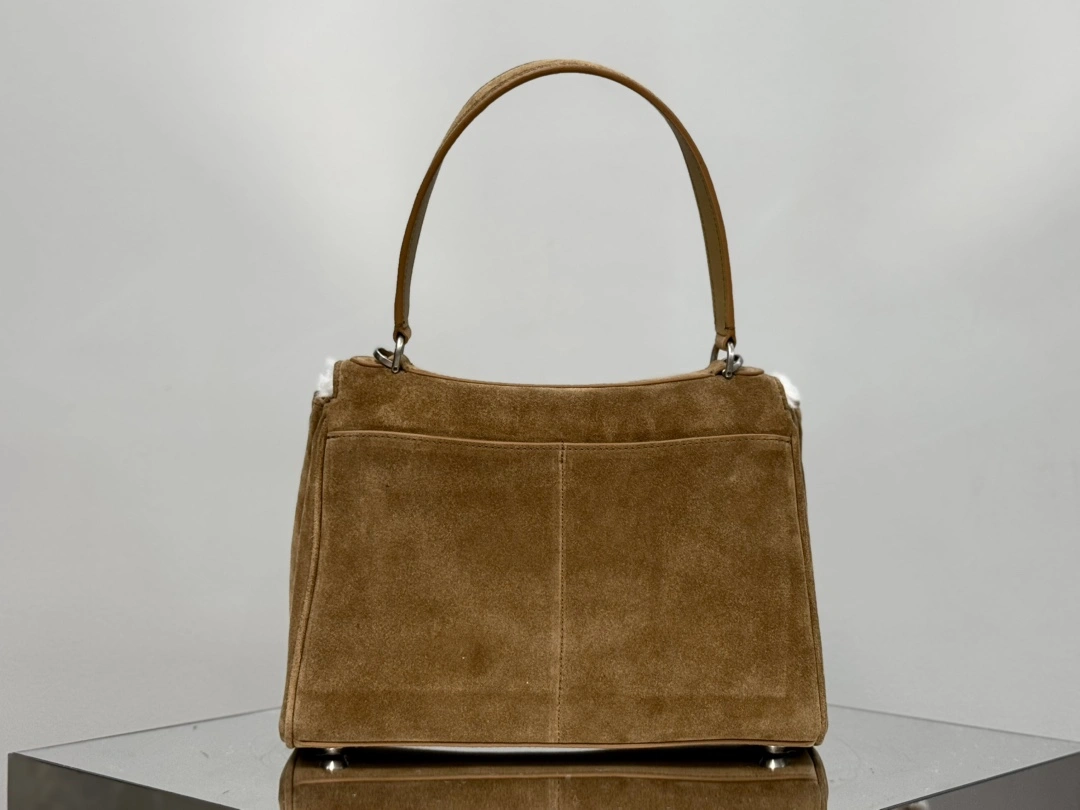 Balenciaga Rodeo  Suede Handbag - Autumn Winter Tailored 60929