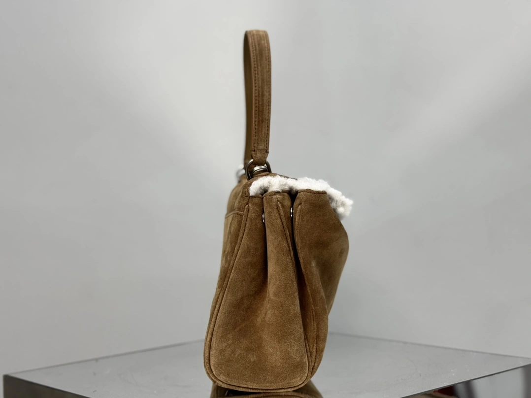 Balenciaga Rodeo  Suede Handbag - Autumn Winter Tailored 60929