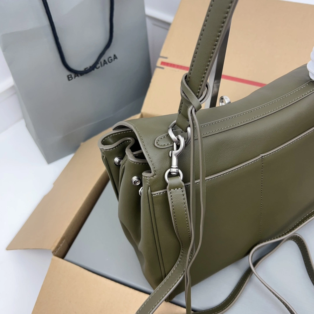 Balenciaga Rodeo Luxe Black Leather Tote -  Style Seasonal 60918