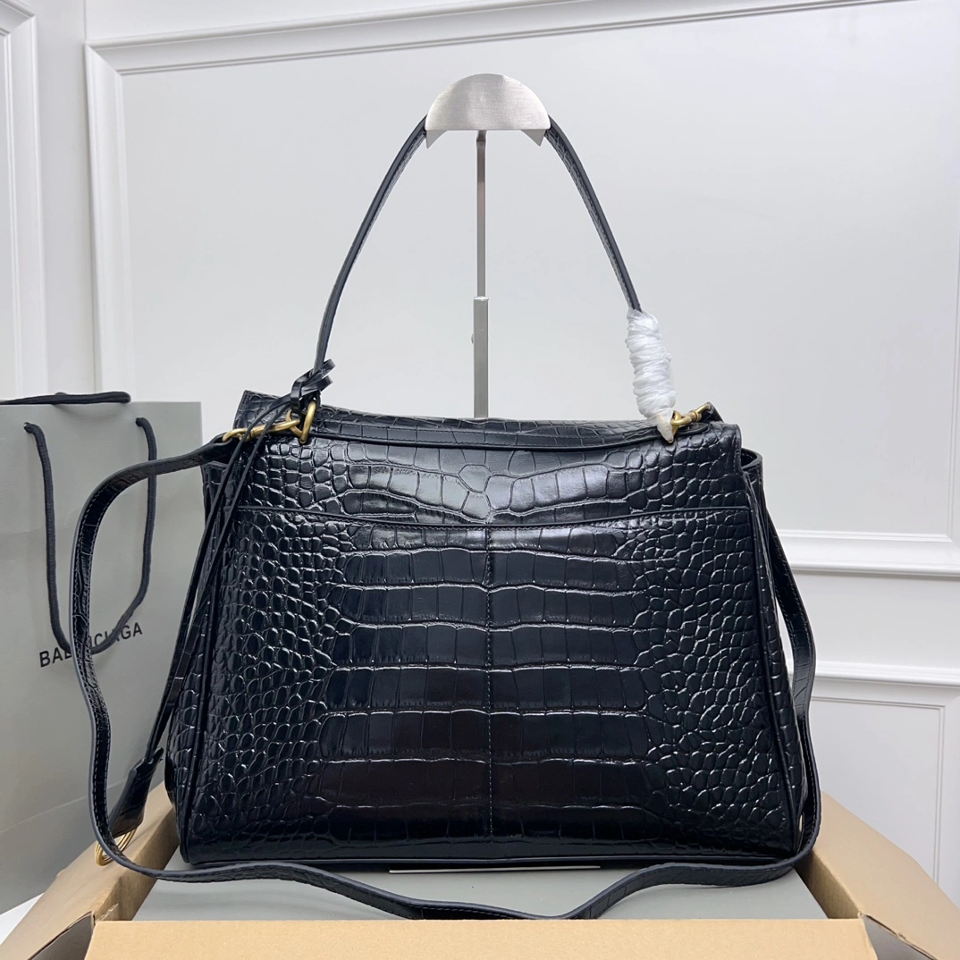 Affordable Balenciaga Rodeo Luxe Leather Tote -  Style 60961