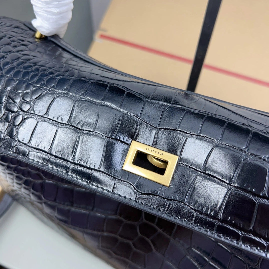 Affordable Balenciaga Rodeo Luxe Leather Tote -  Style 60961