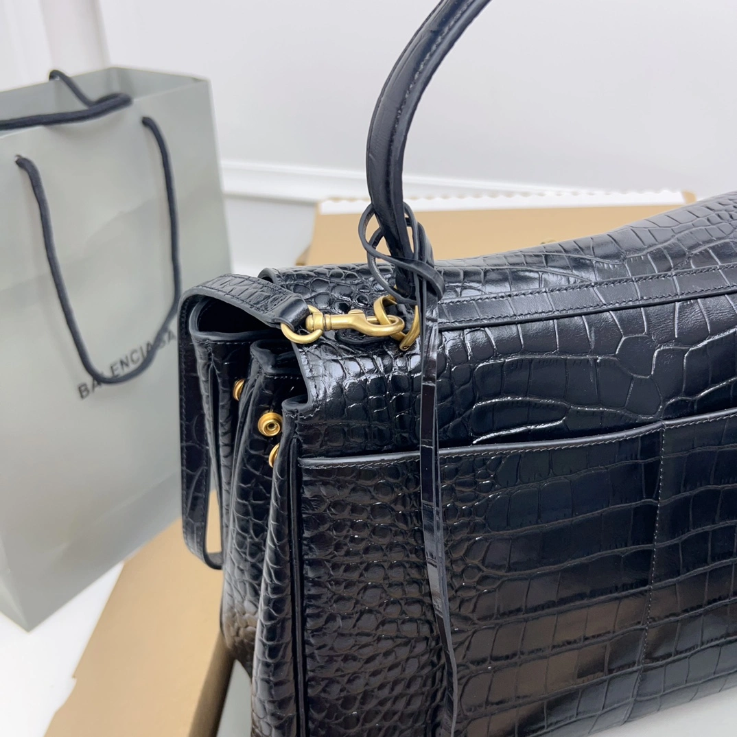 Affordable Balenciaga Rodeo Luxe Leather Tote -  Style 60961