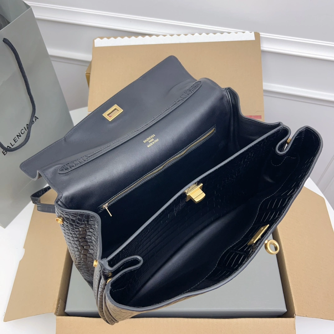 Affordable Balenciaga Rodeo Luxe Leather Tote -  Style 60961