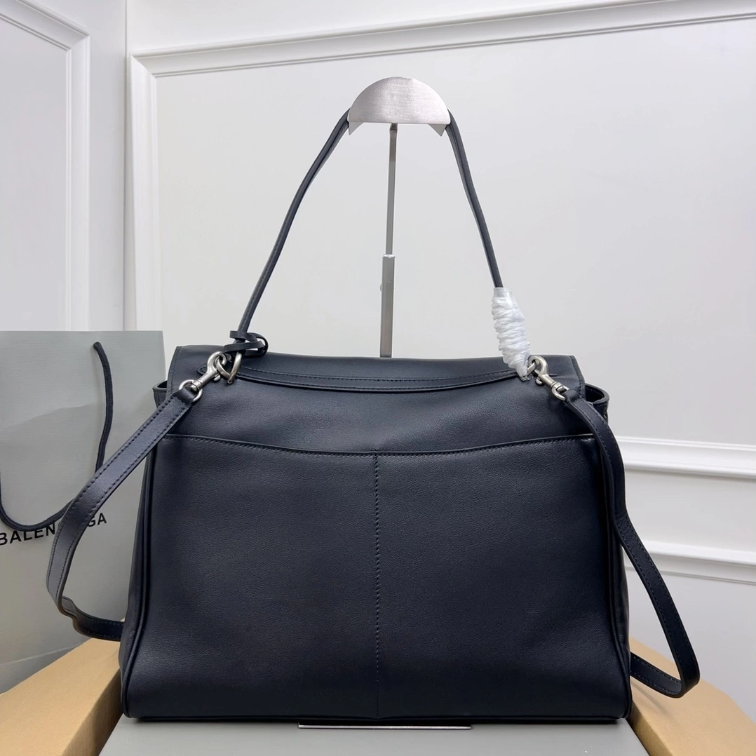 Balenciaga Rodeo Luxe Leather Tote -  Style TravelReady 60920