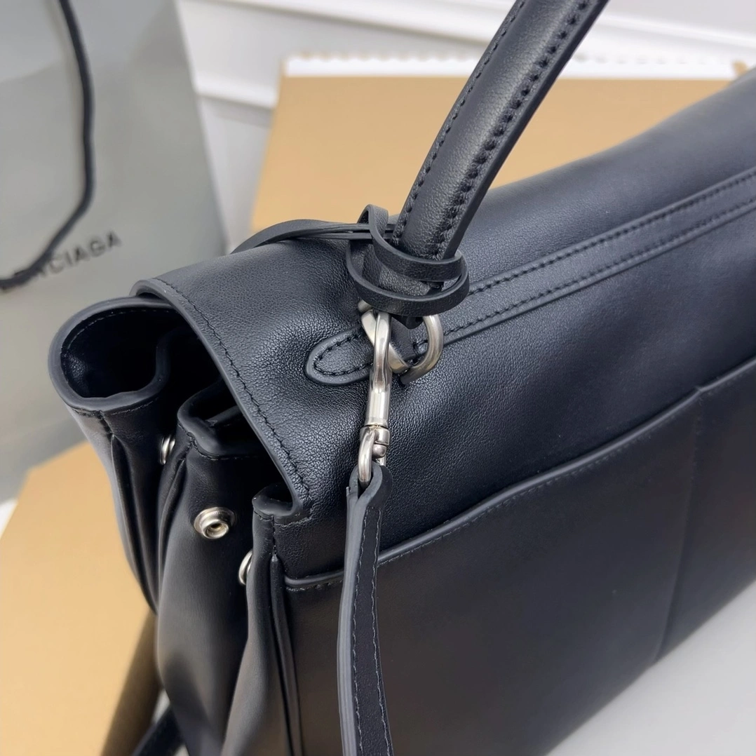 Balenciaga Rodeo Luxe Leather Tote -  Style TravelReady 60920