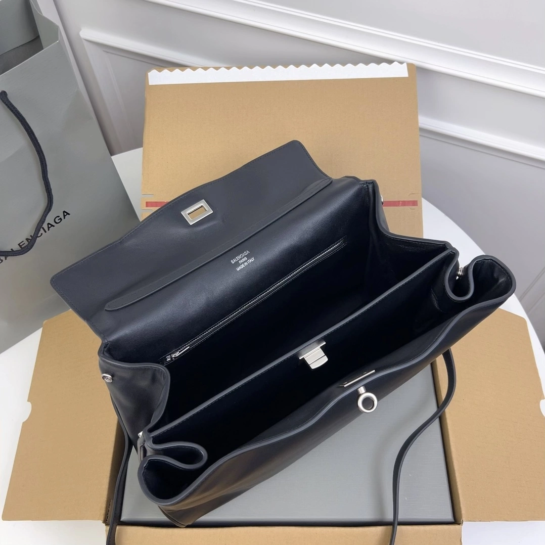 Balenciaga Rodeo Luxe Leather Tote -  Style TravelReady 60920