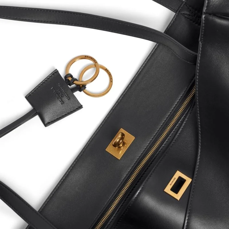 HighPerformance Balenciaga Rodeo Luxe Open-Top Tote with Metal Turn-Lock 38249