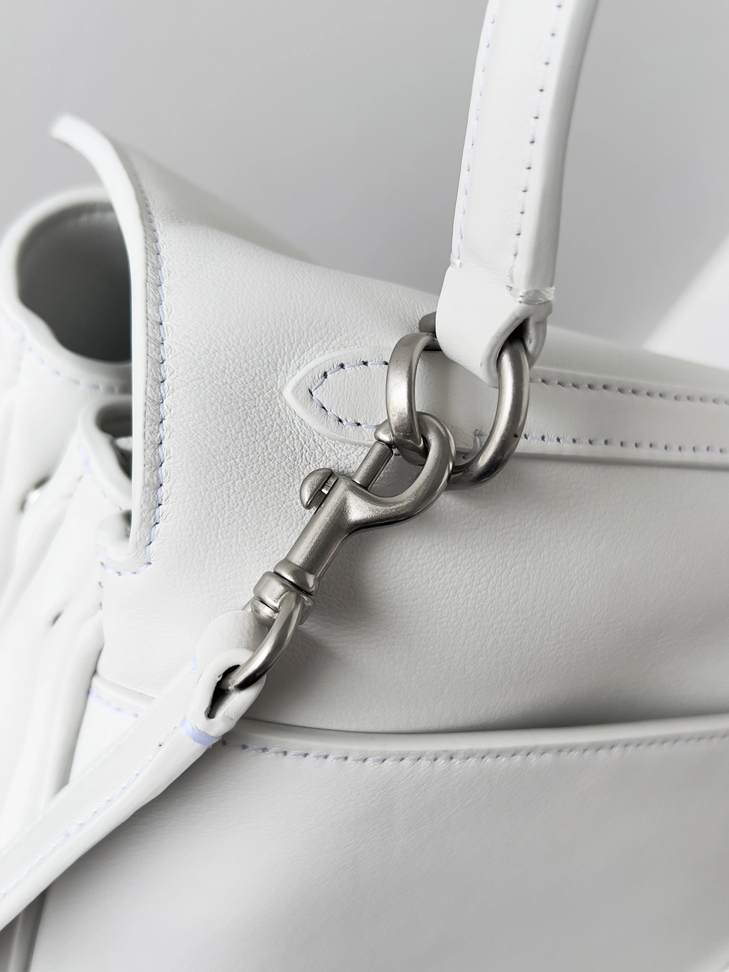 Balenciaga Rodeo Luxe Silver Buckle Oversized Leather Bag Youthful 64722