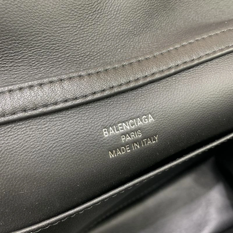 Balenciaga Rodeo Mini Black Leather Bag with Silver Buckle EyeCatching 66999