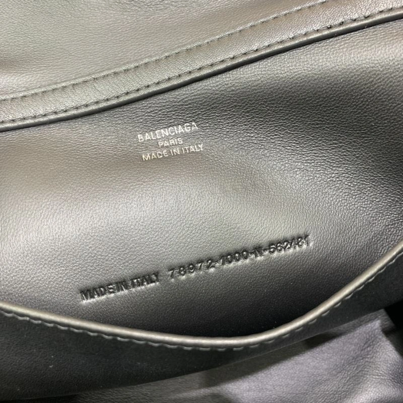 Balenciaga Rodeo Mini Black Leather Bag with Silver Buckle EyeCatching 66999