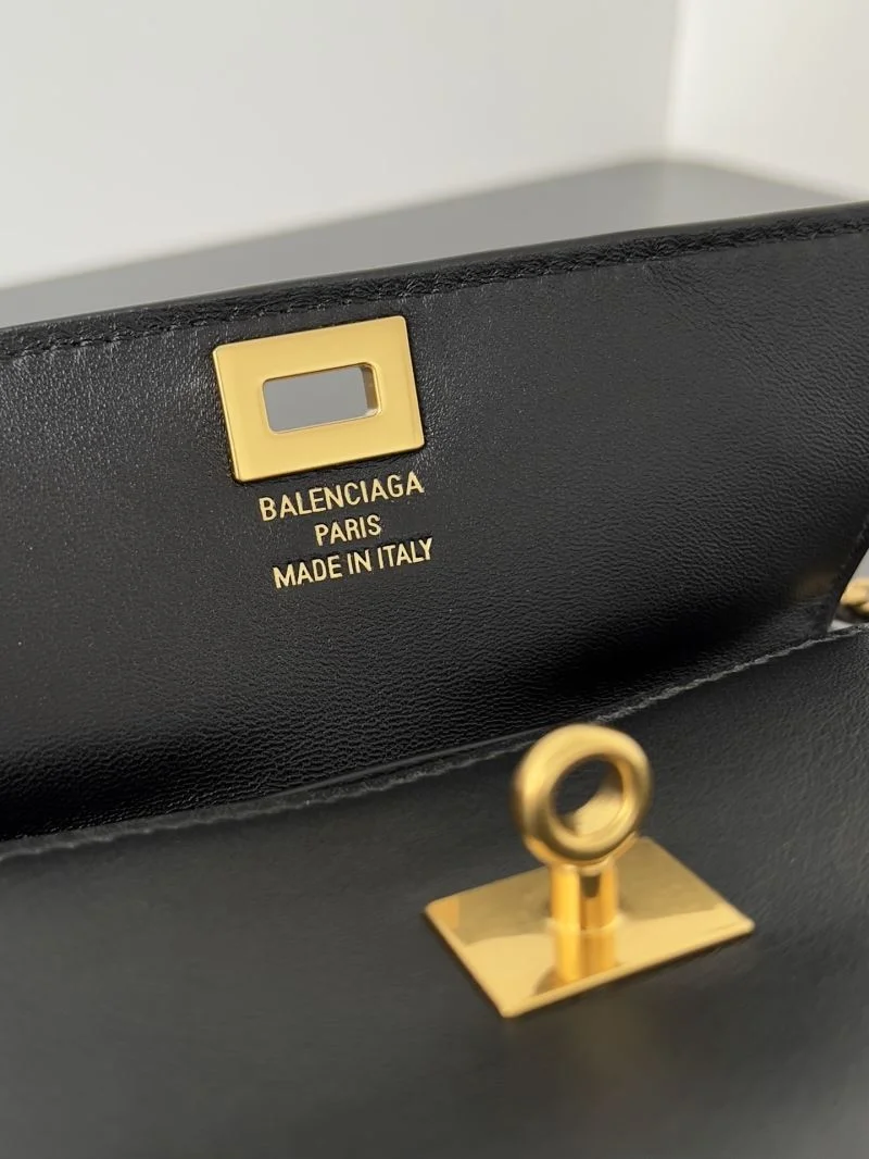 SoftTouch Balenciaga Rodeo Nano  Chain Bag - Summer Essential in Black Gold 38271