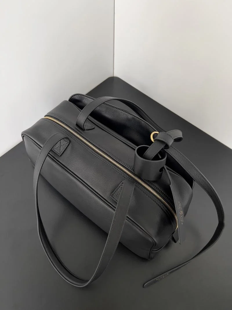 Balenciaga Shark-Tastic Curved Bowling Bag with Double Handle Design Snug 38243