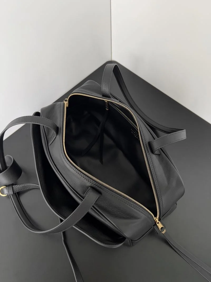 Balenciaga Shark-Tastic Curved Bowling Bag with Double Handle Design Snug 38243
