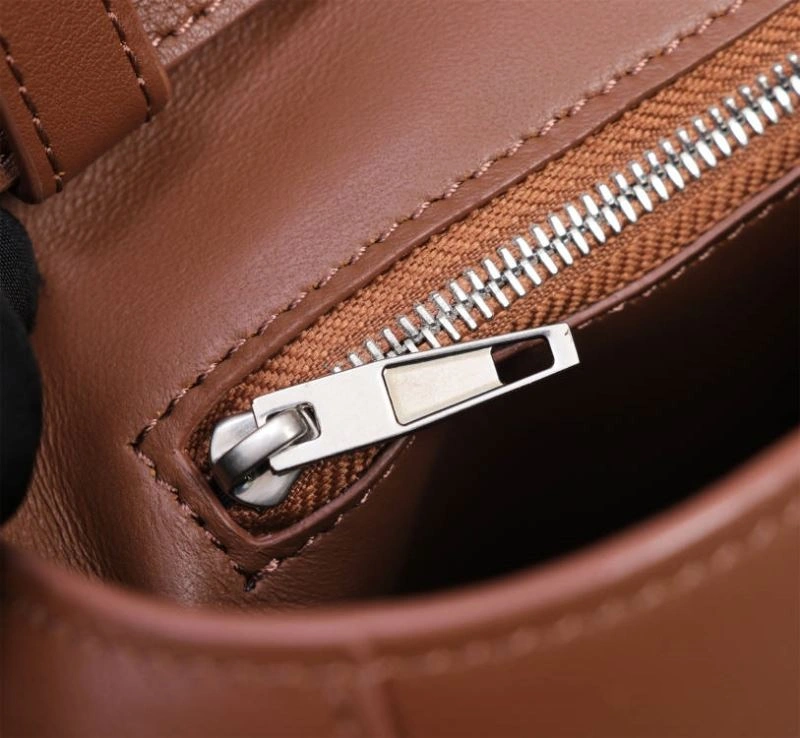 Soft Balenciaga Signature Hourglass Caramel Bag with B-Pull Ring 75299